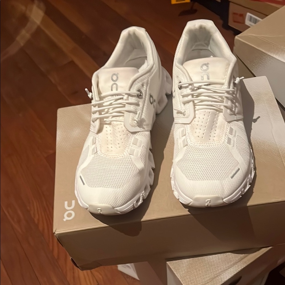 On Running White Athletic Shoes